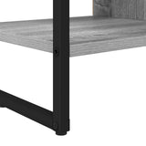 Side Cabinet Grey Sonoma 96.5 x 30 x 75 cm Engineered Wood 886615