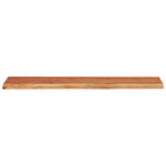 ZNTS Wall Shelf 110x30x3.8 cm Rectangular Solid Wood Acacia Live Edge 370289