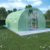 Greenhouse Green Polyethylene mesh fabric and galvanised steel 45535