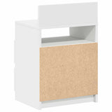 ZNTS Bedside Cabinet with 2 Drawers White 40x33x60 cm 858560