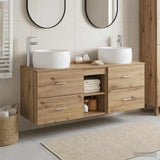 Bathroom Furniture Set 3 pcs Artisan Oak 49.5 x 44.5 x 66 cm 3405930