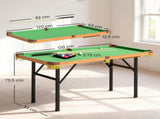 4FT Mini Folding Pool Billiards Table T3398P425071