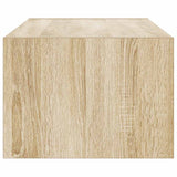 TV Cabinet with LED Lights Sonoma Oak 100X35.5x25 cm 860240