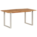 Dining Table 154x80x76 cm Solid Acacia Wood 286477