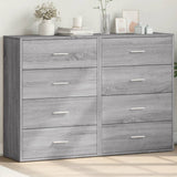 Sideboards 2 pcs Grey Sonoma 60x31x84 cm Engineered Wood 3276586