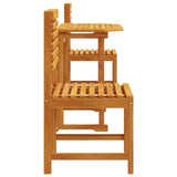 Garden Bistro Set 3 pcs Brown Solid acacia wood 3328694