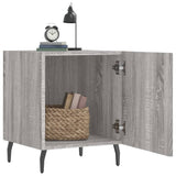 Bedside Cabinets 2 pcs Grey Sonoma 40x40x50 cm Engineered Wood 827609
