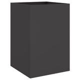 Planter Black 52x48x75 cm Steel 841583
