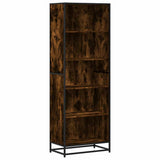 Bookcase Smoked Oak 60x35x170.5 cm Engineered Wood 3300852