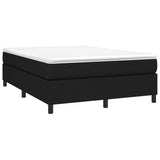 Box Spring Bed Frame Black Double Fabric 3121201