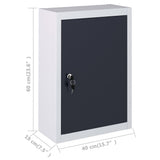 Workbench with Four Wall Panels and Two Cabinets 3053439