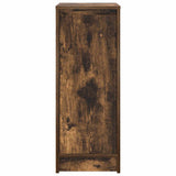 Shoe Cabinet Smoked Oak 29.5x34x76 cm Engineered Wood 861863