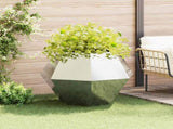 Planter Silver 100 x 100 x 80 cm Stainless Steel 884032
