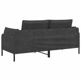 2-Seater Sofa Black 188 x 81 x 89 cm Faux Leather 42048625