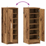 Shoe Cabinet Artisan Oak 32x35x92 cm Engineered Wood 856709