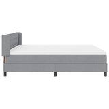Box Spring Bed with Headboard Light Grey 200 x 180 cm Fabric 3341055