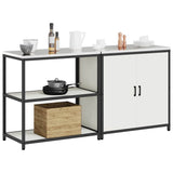Kitchen Storage Set HATTEM 2 pcs White Cold-rolled Steel 3392653