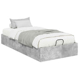 Ottoman Bed Frame Concrete Grey 80.5 x 200 cm Engineered Wood 3409264
