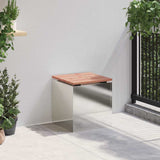 Garden Bench Silver 40 x 40 x 43 cm Stainless steel 874916