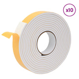 Self-adhesive Foam Tape 10 pcs White 40mm x 5m CR Foam 42024155