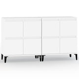 Sideboards 2 pcs White 60x35x70 cm Engineered Wood 3185759