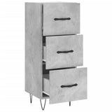 Sideboard Concrete Grey 34.5x34x90 cm Engineered Wood 828600