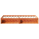 Day Bed without Mattress Wax Brown 80x200 cm Solid Wood Pine 859246