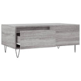 Coffee Table Grey Sonoma 90x50x36.5 cm Engineered Wood 830810