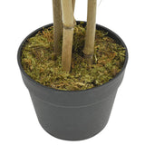 Artificial Bamboo Tree 552 Leaves 120 cm Green 358959