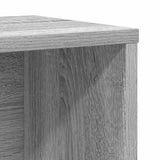 Bookcase Grey Sonoma 60x24x76.5 cm Engineered Wood 860387