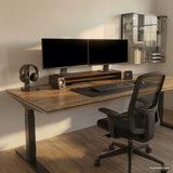 Monitor Stand Brown Oak 100x24x13 cm Engineered Wood 815293