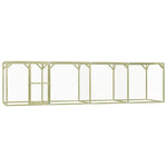 ZNTS Chicken Cage 6x1.5x1.5 m Steel 170744