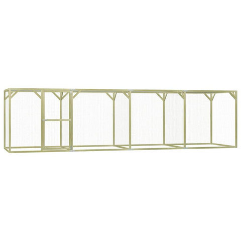 ZNTS Chicken Cage 6x1.5x1.5 m Steel 170744