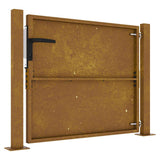 Garden Gate 100x75 cm Corten Steel 153262