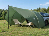Tailgate Awning Water-resistant Army Green 405 x 280 x 220 cm 42028562