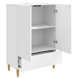 Sideboard with Drawer White 66 x 34.5 x 95 cm Engineered Wood 894665