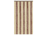 Insect Curtain Chenille Brown and Beige 90 x 220 cm 100% PP 42034448