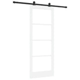 Sliding Door ORKDAL White and Black 83 x 211 cm 3332000