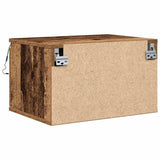 Wall-mounted Bedside Cabinet 2 pcs Old Wood Engineered Wood 863079