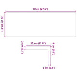 Stair Treads 16 pcs Untreated 70x30x2 cm Solid Wood Oak 3282935