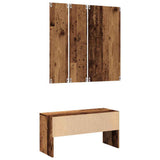 Hallway Furniture Set Old Wood Engineered Wood 857019
