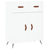 Highboard White 69.5x34x180 cm Engineered Wood 3198505