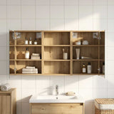 Bathroom Cabinet Set 3 pcs 126 x 16 x 62.5 cm Engineered wood 3403831