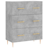 Highboard Concrete Grey 69.5x34x180 cm Engineered Wood 3198397