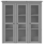 Highborad "BODO" Grey 115.5x43x200.5 cm Solid Wood Pine 3206453