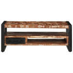Coffee Table Multicolour 90x50x36 cm Solid Wood Reclaimed 4013558