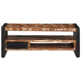Coffee Table Multicolour 90x50x36 cm Solid Wood Reclaimed 4013558