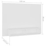 Wall TV Cabinet White 120x23.5x90 cm Engineered Wood 808269