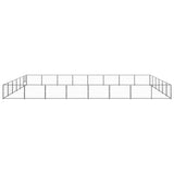 Dog Kennel Black 48 m Steel 3082171