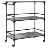 Kitchen Trolley Grey Sonoma 100.5x50x105 cm Engineered Wood 842334